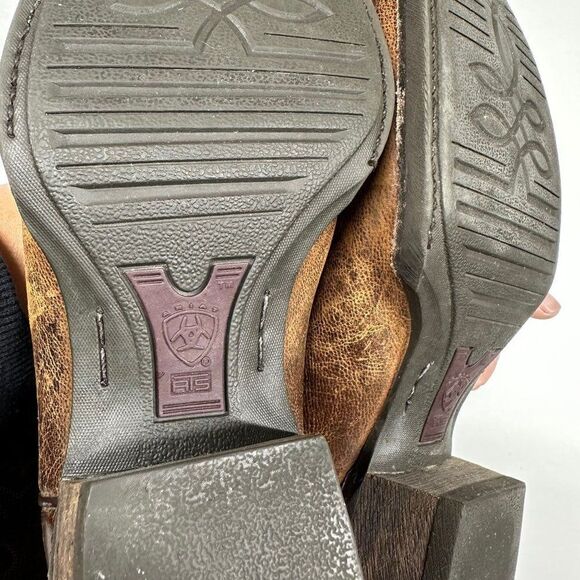 COPY - Ariat Alabama Western Brown Cowgirl Boots Womens Size 7B - Picture 13 of 15